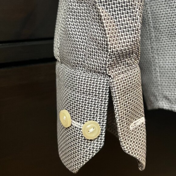 Eton Dress Shirt Size 44, 17.5, XL Slim Fit - Picture 6 of 10